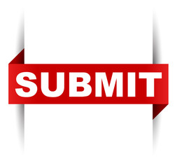 red vector banner submit