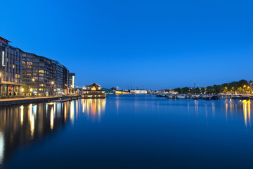 Fototapeta premium Amsterdam city and canals