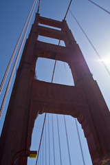 Golden Gate Bridge in the Spring