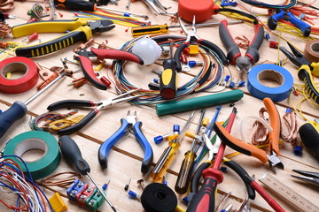 Electrician tool and component