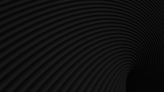 Abstract black line background. Looping animation