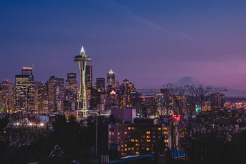 Fotobehang Seattle Skyline © monkifoto