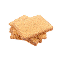 Assortment of different cookies, isolated on white