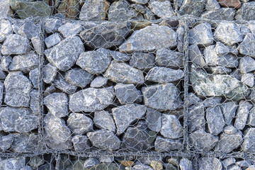 Gabion fences, Stone wall