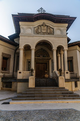 Obraz premium Bucharest - building along main streets in capital of Romania
