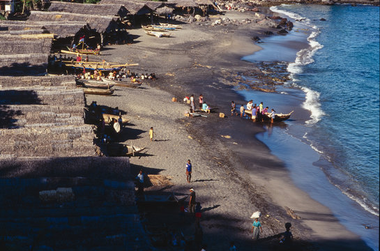 Walfangort Lamalera auf Lembata (Lomblen), Nusa Tenggara, Indonesien