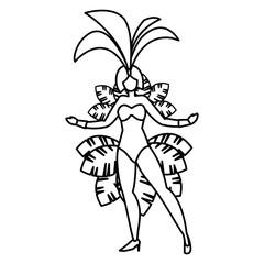 carnival dancers design