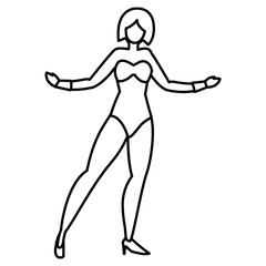 dancing girl design