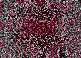 Abstract multicolored confetti chaos and pixelate pattern. Comic background.