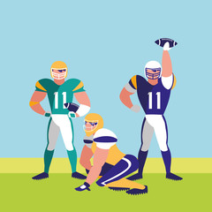 American football design