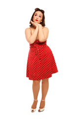 Plus-size pin-up