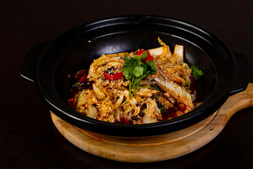 Fried Chinese cabbage