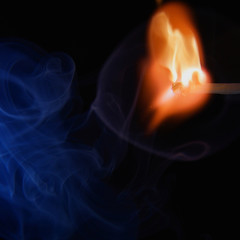 Streichholzflamme