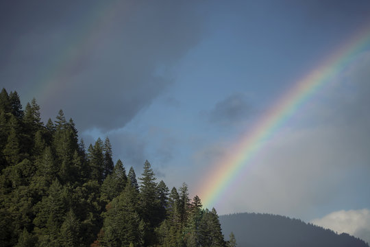 rainbow & rainclouds 