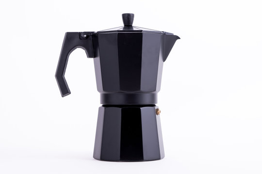 Cafetera italiana negra Italian Coffe Pot