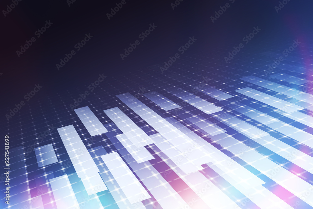Poster abstract chart lines interface background