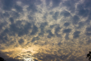 Sky and clouds on a beautiful day