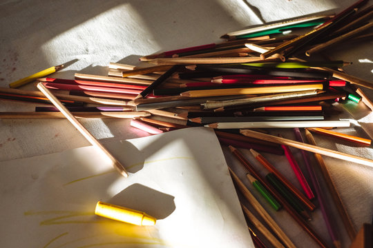 Colored pencil