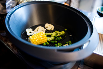 cooking vegetable soup