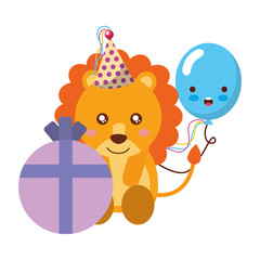 cute lion gift balloon kawaii birthday