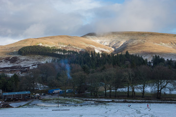 The Pentland Hills in Winter