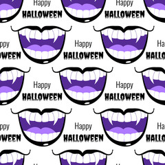 Vampire grin pattern