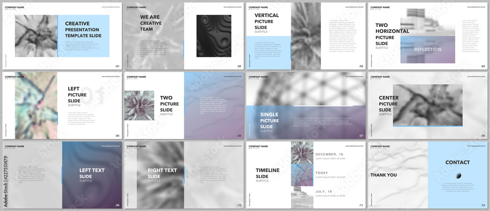 Canvas Prints minimal presentations design, portfolio vector templates with elements on white background. multipur
