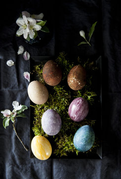 Colorful Easter eggs