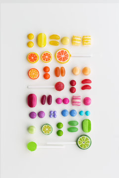 Rainbow candy