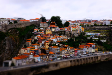 Fototapeta na wymiar Street scene in Porto
