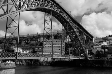bridge over river in Porto