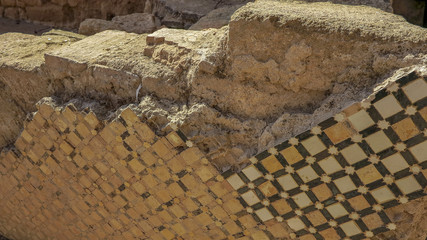 Remains of Roman city of Chellah necropolis. Rabat. Morocco.