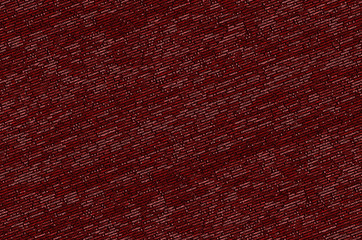 Writing programming code on laptop. Digital binary data on computer screen