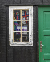 Old Window in Torshavn, Faroe Islands