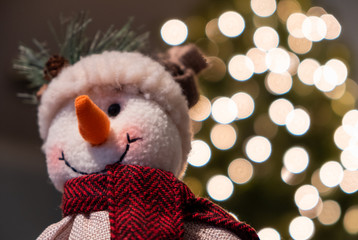 christmas snowman plush
