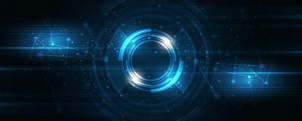 Abstract technology background Hi-tech communication concept innovation background vector illustration
