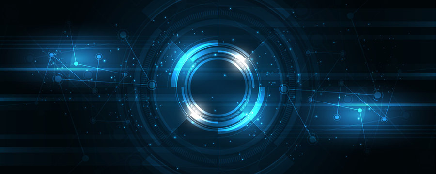 Abstract technology background Hi-tech communication concept innovation background vector illustration