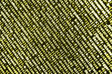 Computer program preview. Programming code typing. Information technology website coding standards...