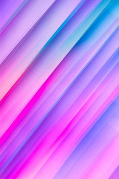 Blue and pink geometric shapes. Abstract photo.