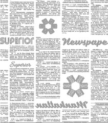 Newspaper illustration. Background pattern. Imitation of newspaper.