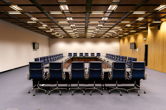 View of modern conference hall