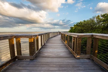 Foto op Plexiglas Clearwater Beach, Florida Veiligheidshavenpromenade