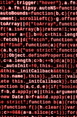 Computer program preview. Programming code typing. Information technology website coding standards...