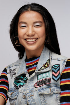 New Beauty - Beautiful young asian woman makeup portrait in studio