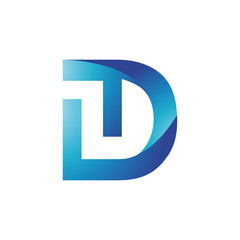 color Letter T D  logo 