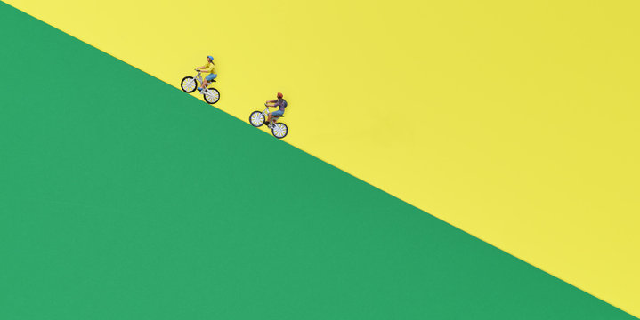 Cycling uphill