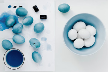 Colorful easter eggs