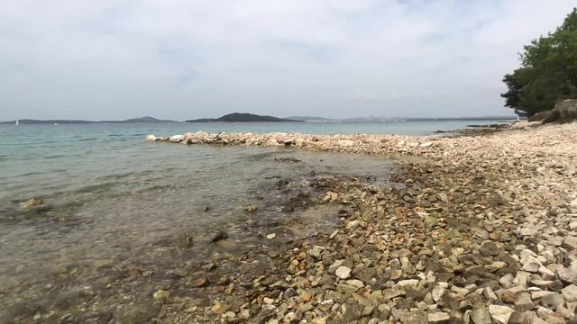 Beach around Zlarin, Croatia