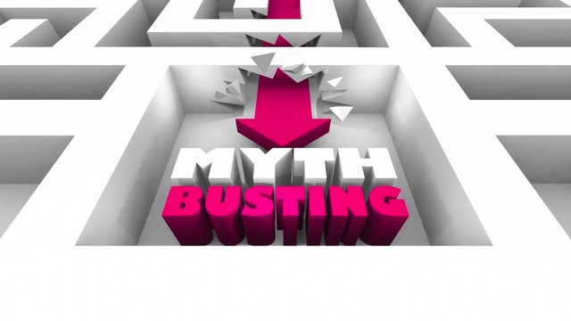 Myth Busters Finding Truth Answers Facts Arrow Maze 3d Animation