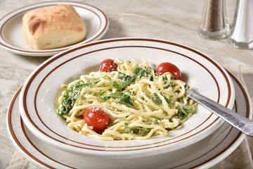 Pasta Salad with Arugula and Feta Cheese